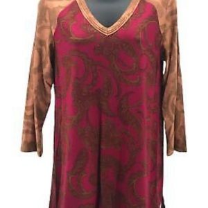 Logo 3/4 sleeve size xs